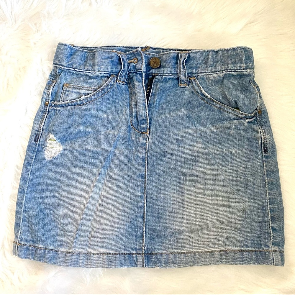 CREW CUTS GIRLS DISTRESSED MINI SKIRT